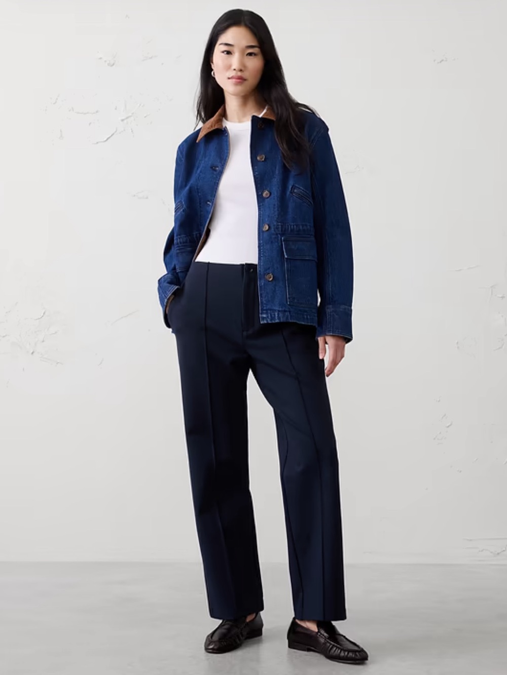 Banana Republic High-Rise Ponte Skinny Pant